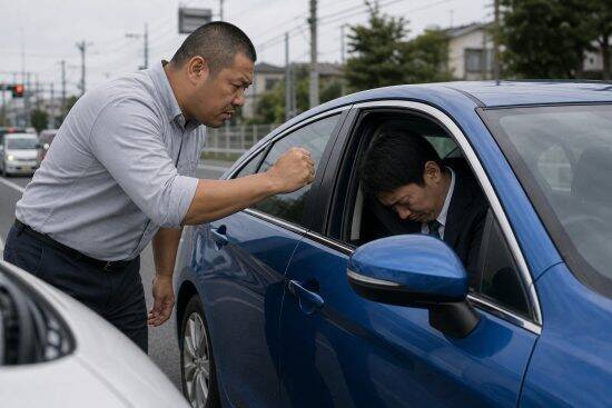 「車を降りて運転席の窓をノック」あおり運転してきた男性が直立不動で謝罪するまで。実はもう回っていない？パトカーの赤色灯に隠された“進化”