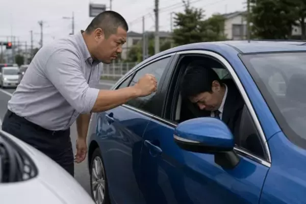 「「車を降りて運転席の窓をノック」あおり運転してきた男性が直立不動で謝罪するまで。実はもう回っていない？パトカーの赤色灯に隠された“進化”」の画像