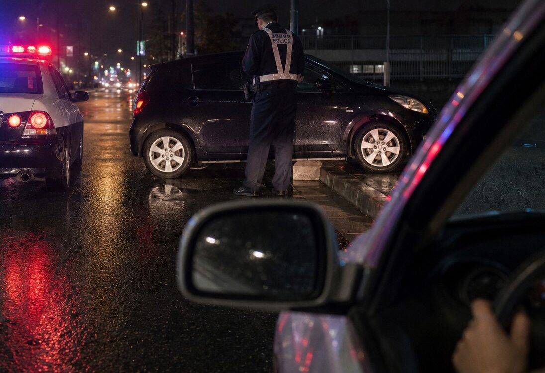 あおり運転の“加害者”に訪れた悲劇。警察の登場に大慌て、車が縁石に乗り上げて…黄色いラインをはみ出して追い越し「知らないと痛い反則金額」も