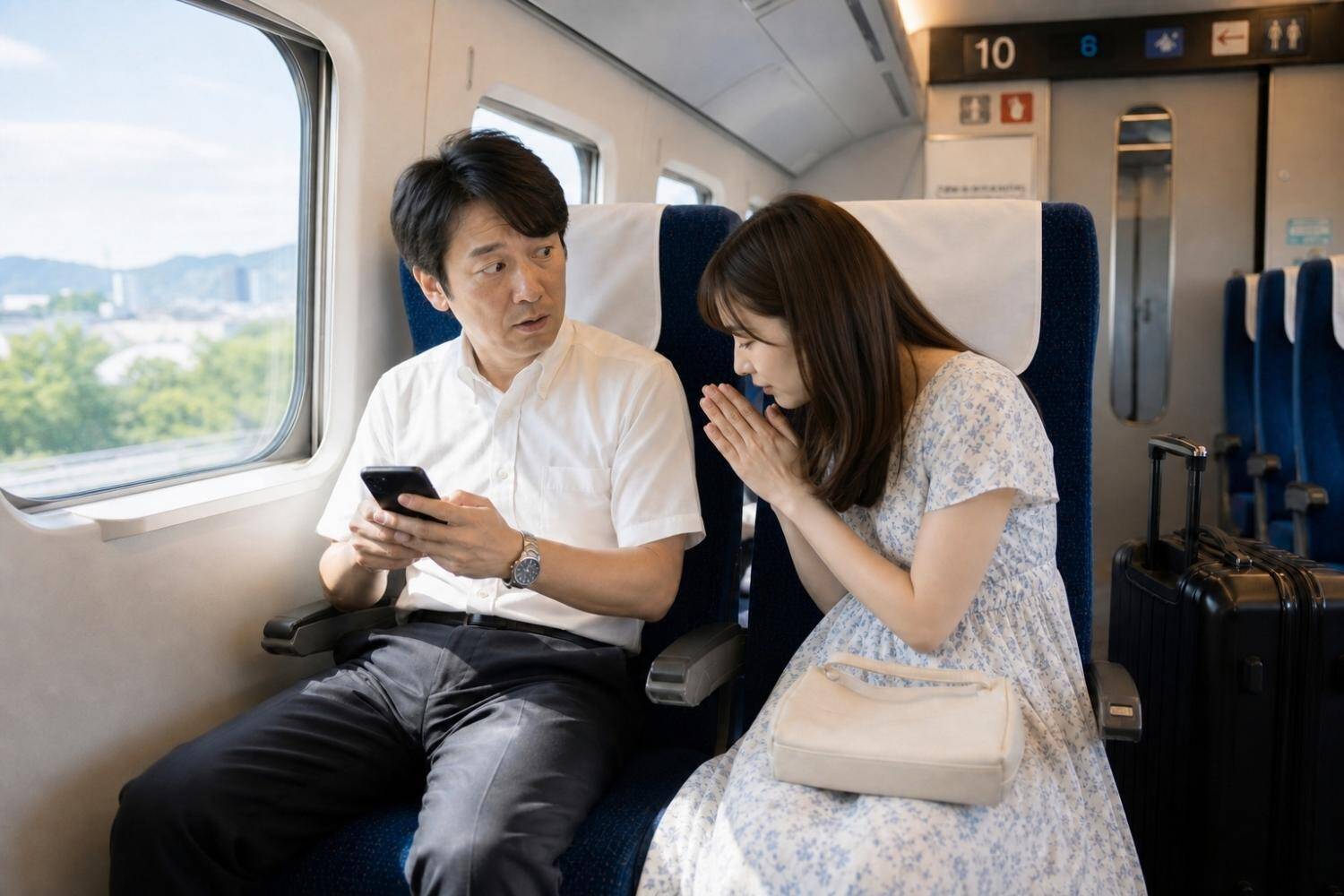 新幹線で「席を立つので荷物を見てほしい」と言われ承諾した男性を襲った悲劇。1時間以上戻らなかった女性の“呆れた行動”／他人の荷物を預かるのはアリ？ 知っておきたい“親切のリスク”も
