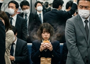 「ここで食べないと朝ごはんが抜きになる」電車内でやりたい放題の女子高生に、友人から浴びせられた“正論”