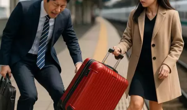 駅で中国人女性のスーツケースに激突…逆ギレした相手に被害者男性が取った“予想外の行動”