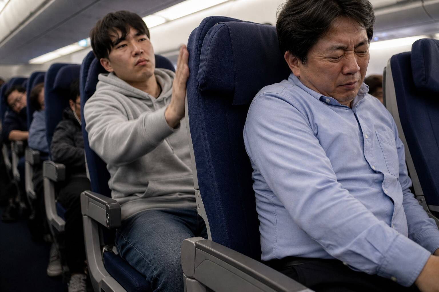 「シート倒すな！」突然ブチ切れた20代男性客に機内は騒然。「普通っぽい見た目だったのに…」／機内トラブルは世界で3年2.7倍。じつは“倒しても後ろが狭くならない”座席も登場していた