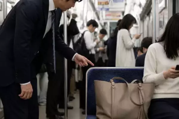 「「その荷物どかしてもらえます？」満員電車で“座席を占領する女性”に注意した結果…気まずそうに謝罪するまで」の画像
