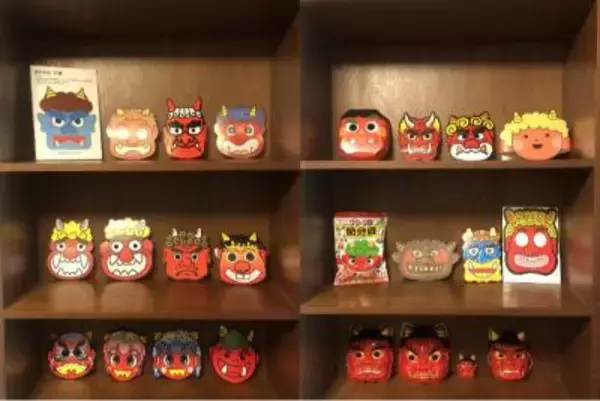 「節分の豆についてくる「鬼の面」をスーパー15店舗で徹底調査。もっとも「推されている」鬼がわかった」の画像