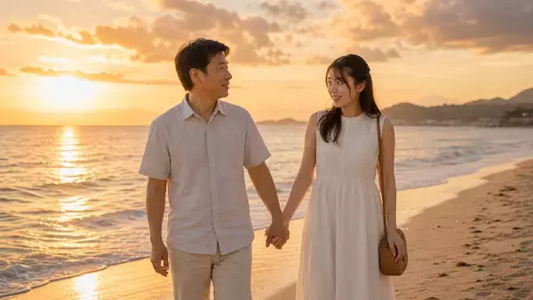 「年下美女と結婚できる中年男性「経済力は当然の前提」見落とされがちな“意外な特徴”／夫が年上の“年の差婚”、実際どれくらいか50年分を調べてみた」の画像