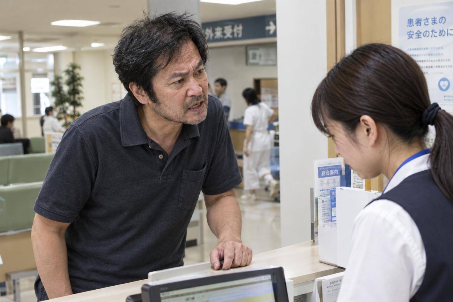 「そんなんじゃ聞こえねえよ」“女性受付にだけ”威圧的な50代男性。強めの口調で一喝され、病院を出禁になるまで／カスハラ相談があった企業はこの3年でどれくらい増えたのか調べてみた