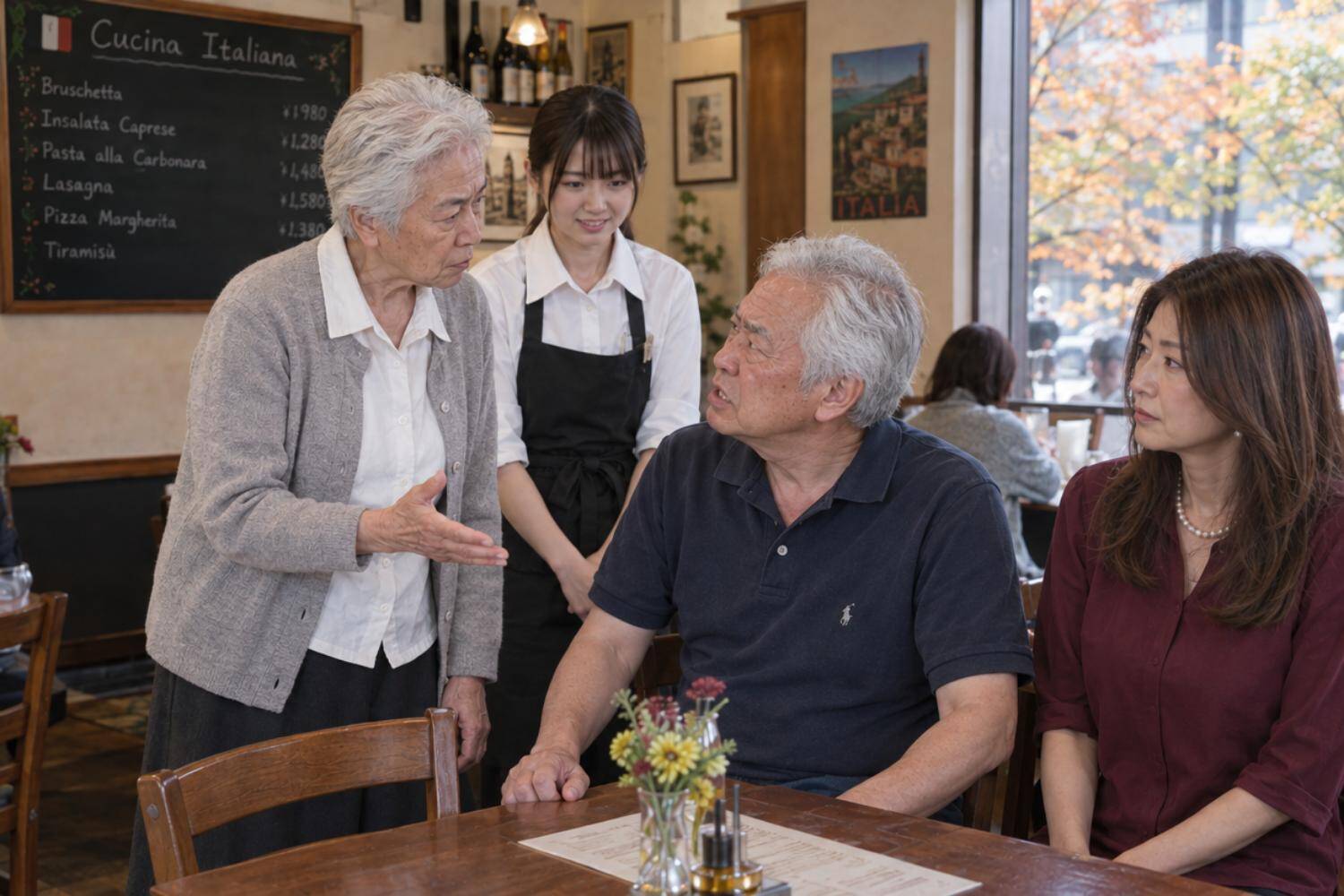 「土下座しろ！」水をこぼした女性店員に激怒する高齢の男性…救いの手を差し伸べてくれた“意外な人物”／飲食店で働く4人に1人がどんな目にあっているのか調べてみた