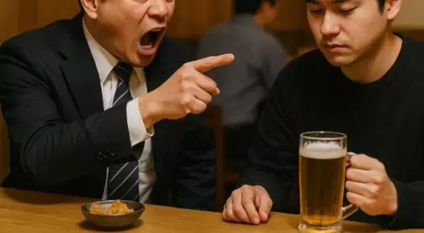 「本当に気がきかねぇな！」居酒屋で部下を怒鳴りつける上司に隣席の男性が放った「痛快な一言」