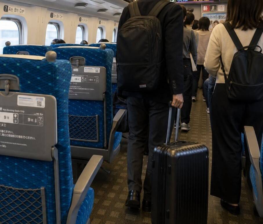 「地獄の2時間でした」新幹線で“ハズレ席”を引いた24歳男性の悲劇。特大スーツケースのせいで乗客が口論に…／新幹線の「特大荷物」正しい持ち込み方は？ルールを調べてみた