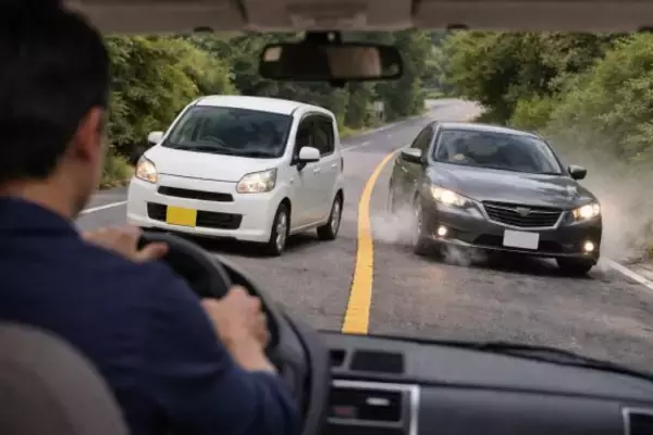 「「正直、死ぬかと思った」“黄色のセンターライン無視”の強引追い越し…配送ドライバーが遭遇した“違法あおり運転”の結末」の画像