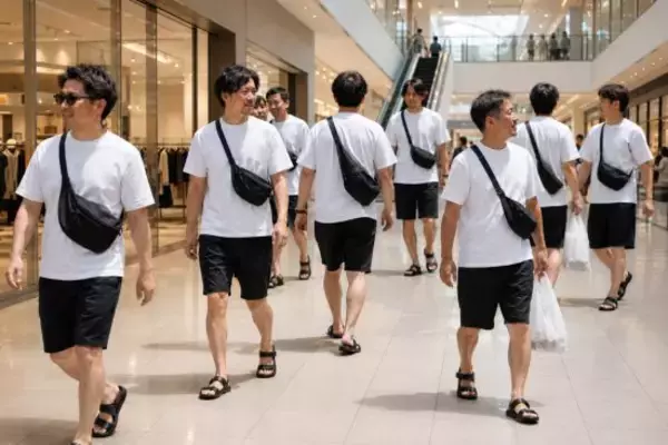 白Tに黒い短パン、“夏のパパの量産型コーデ”夫たちの言い分と妻100人の本音。74％が許容するも「おしゃれ」に感じるのは1％