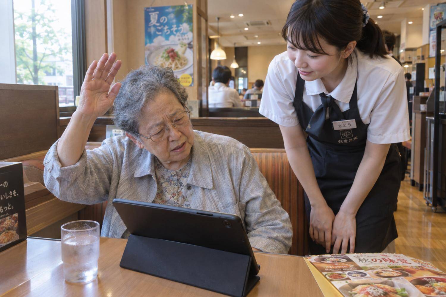 セルフなのに「ちゃんと注文を取りにこい！」と激怒する年配客も…。飲食店の“タブレットオーダー”に対する「店と客のホンネ」／飲食店で人手が足りない店は何割くらいなのか調べてみた