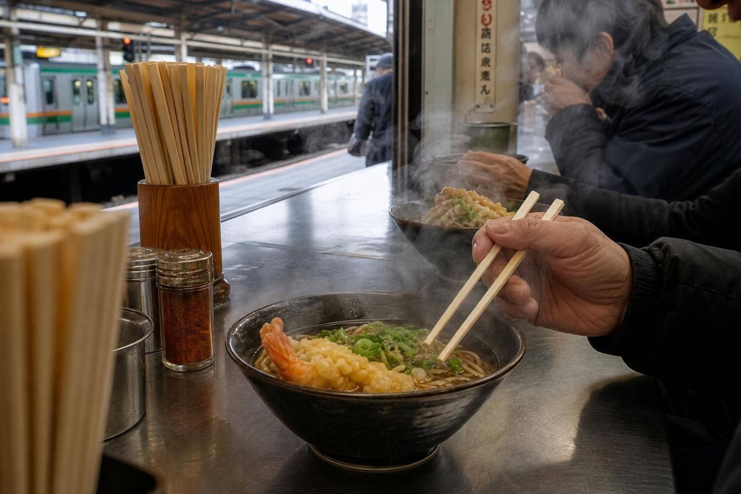一口も食べないまま電車へ…“駅そば店員”が遭遇した迷惑客。実は「冷やし＝早い」は誤解？／日本に駅はいくつある？ 正確に答えられない意外な理由