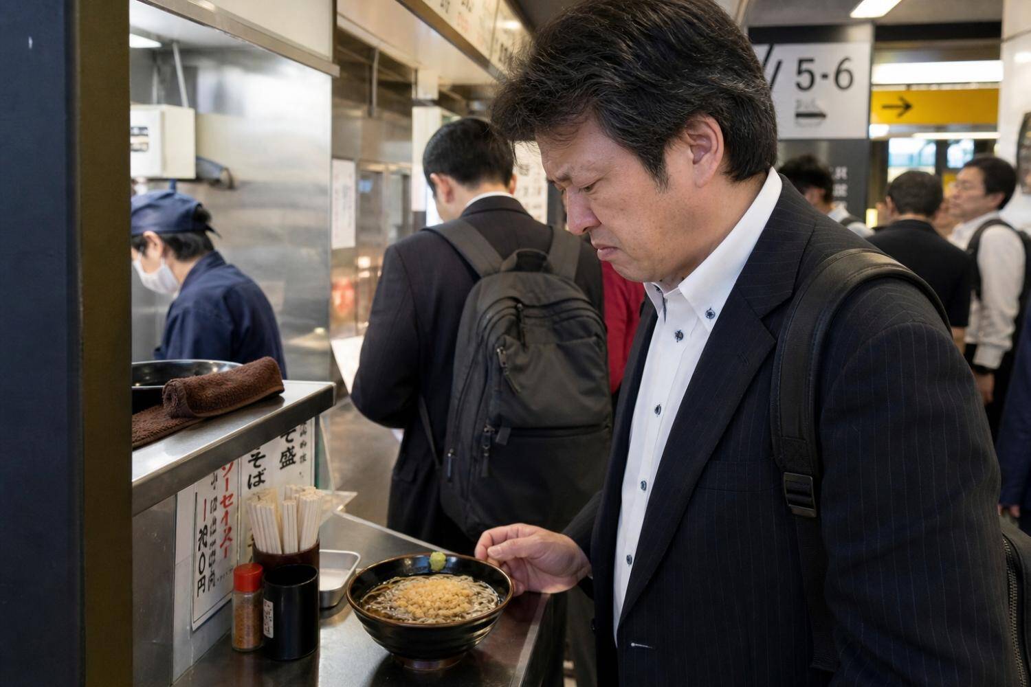 一口も食べないまま電車へ…“駅そば店員”が遭遇した迷惑客。実は「冷やし＝早い」は誤解？／日本に駅はいくつある？ 正確に答えられない意外な理由
