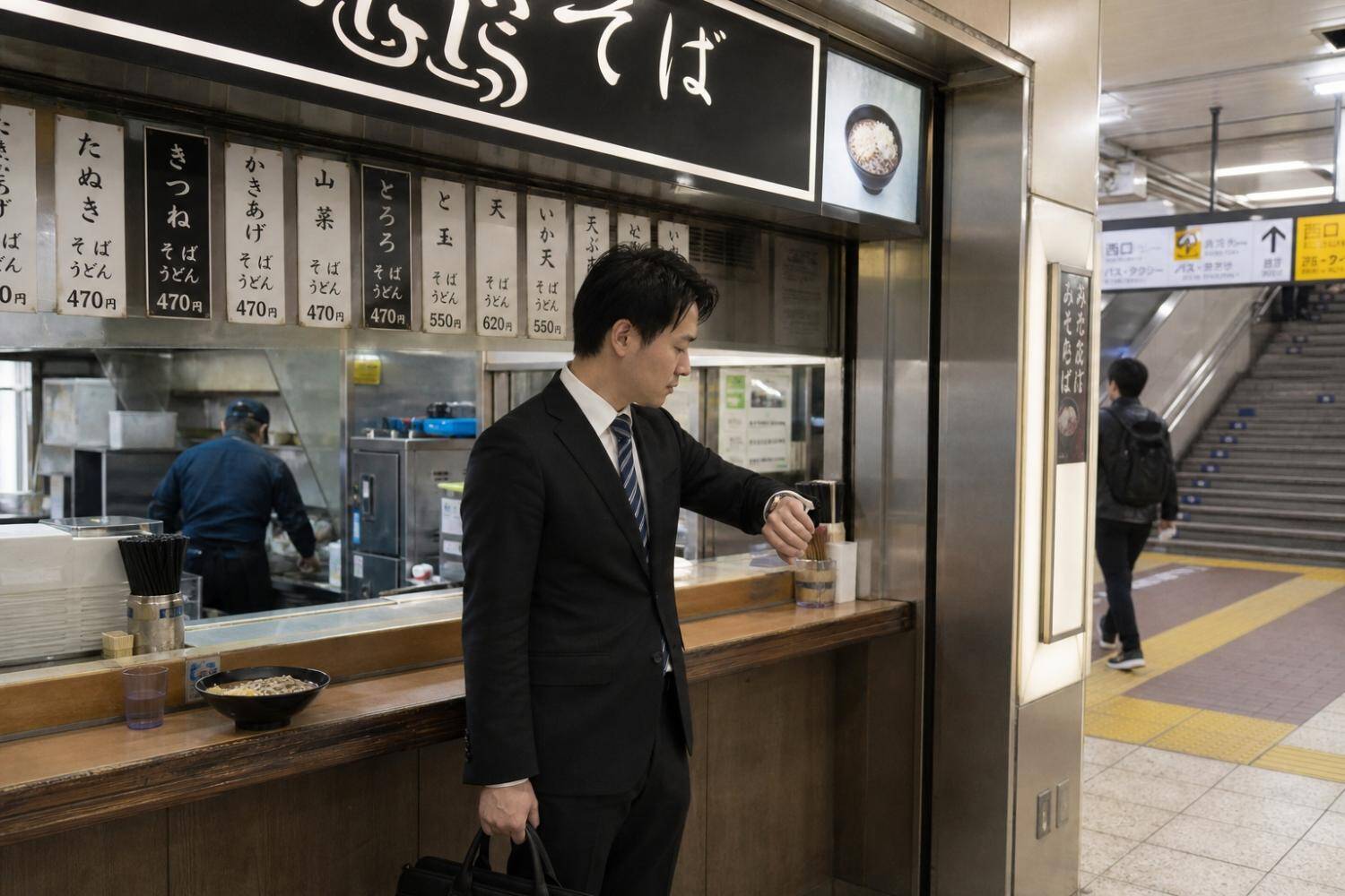 一口も食べないまま電車へ…“駅そば店員”が遭遇した迷惑客。実は「冷やし＝早い」は誤解？／日本に駅はいくつある？ 正確に答えられない意外な理由