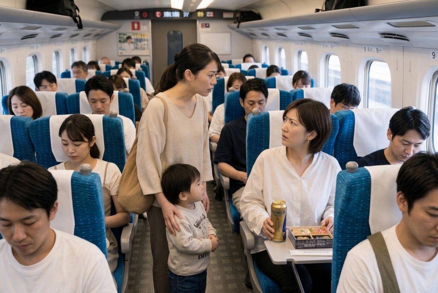 新幹線の帰省ラッシュは“地獄”。泣き出す子供、指定席なのに「譲っていただけませんか？」に困惑／実は「お子さま連れ車両」が90本走っている
