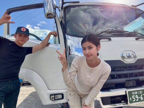 「父の力になれたら…」未経験からトラック運転手に転身した女性の奮闘記。朝3時半起きで終業後はジムへ…ストイックな生活