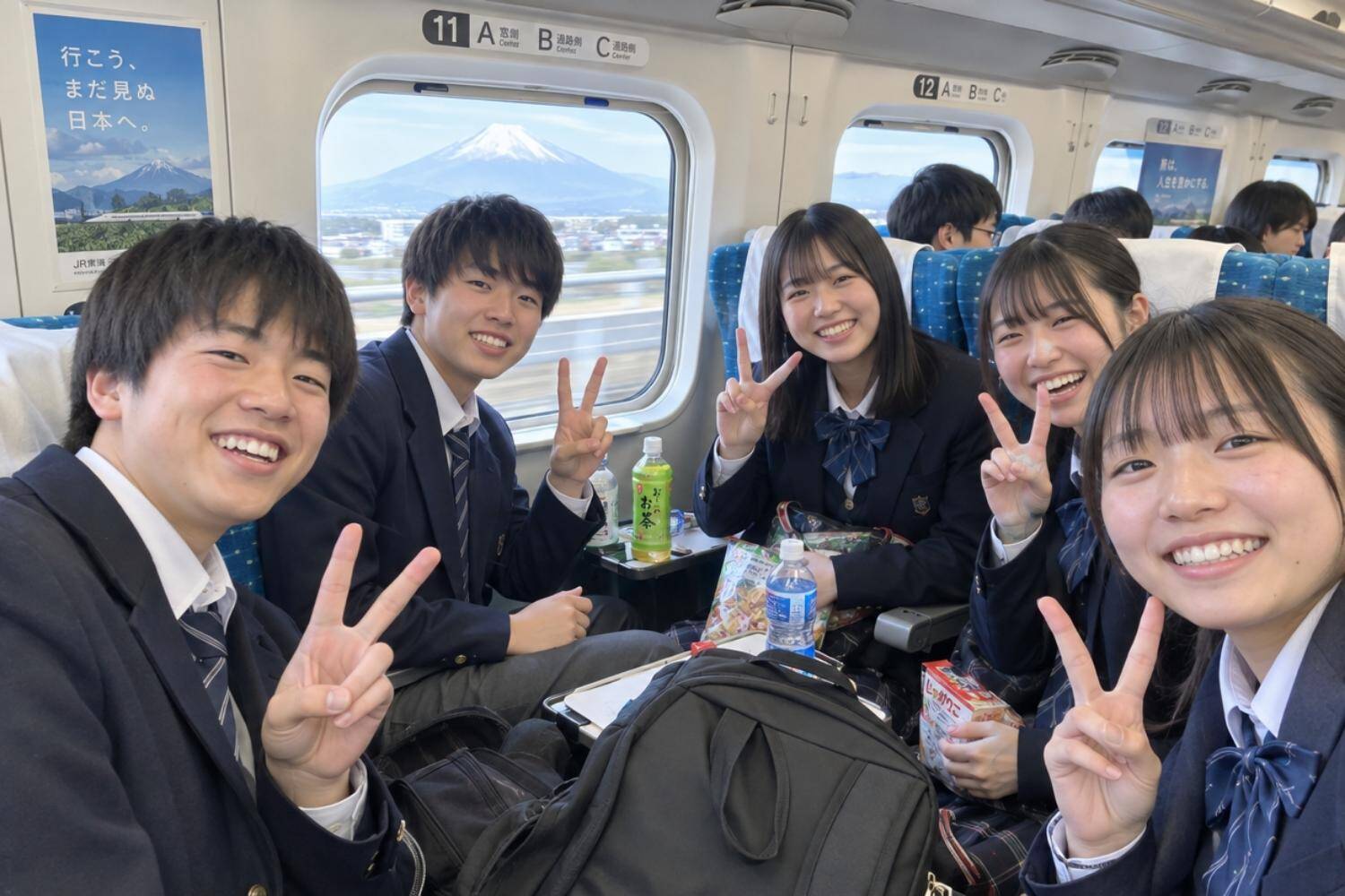 新幹線でマナー違反の男性に“修学旅行生が放った一言”…空気が一変、車内が笑顔に包まれたワケ／迷惑行為ランキングの1位は何なのか調べてみた