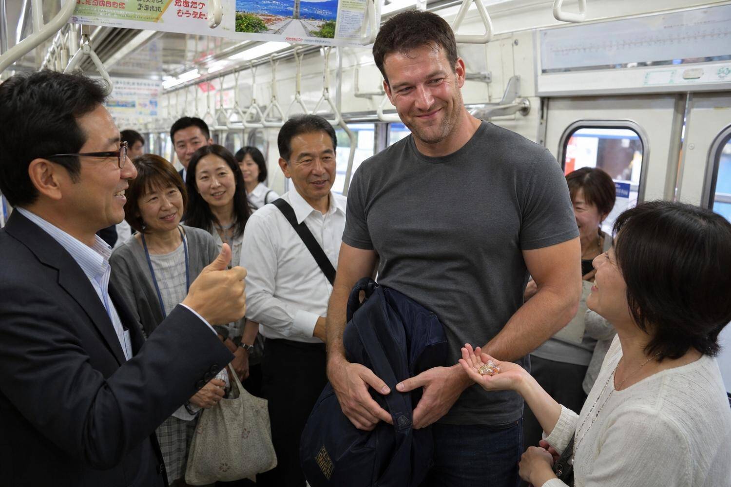 「叩かれた女子中学生が泣いていた」満員電車で“杖を振り回す”高齢者が暴走。“屈強な白人男性”が英語で注意した結果…／満員電車のストレス、みんなは何に感じている？迷惑行為ランキングを調べてみた
