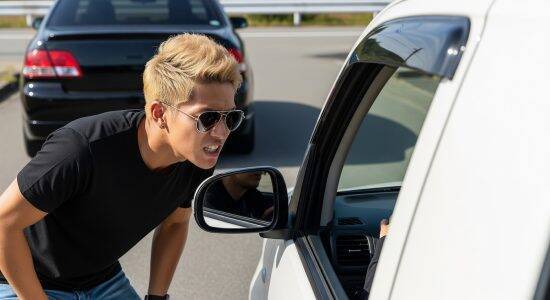 「どんくさい運転しやがって！」“あおり運転”のドライバーが降りてきて口論に。ケンカ腰の男を謝罪させた“意外な人物”の一言