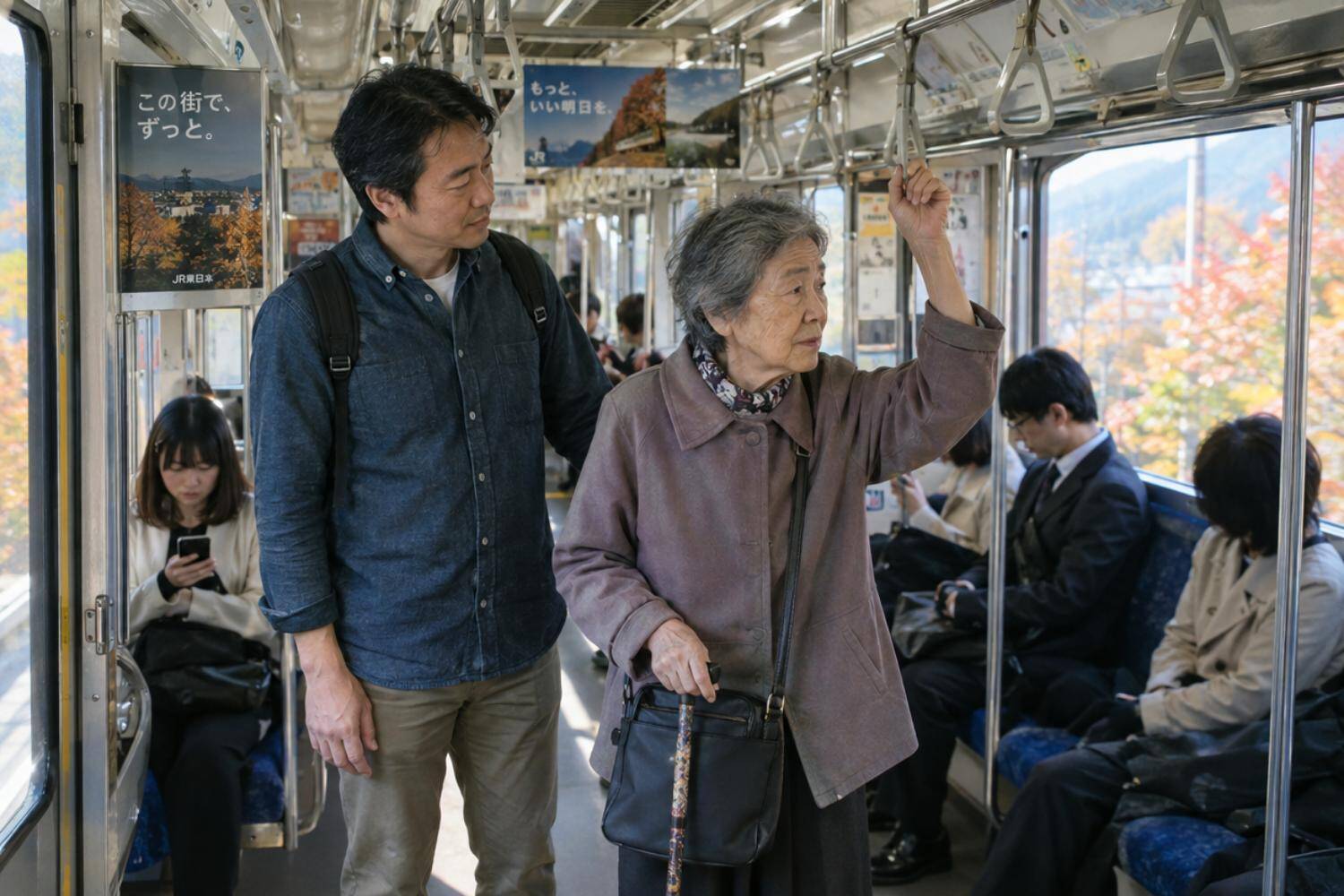 高齢の女性に席を譲ろうと思ったら、隣の男性に「座ってください」と言われた予想外の理由／転んだり落ちたりして亡くなる人は、交通事故の何倍なのか調べてみた
