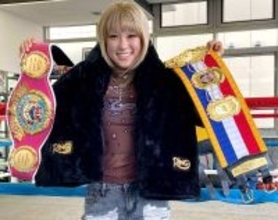 世界Ｖ６の晝田瑞希が凱旋会見 「来年はそろそろ統一戦をやりたい」