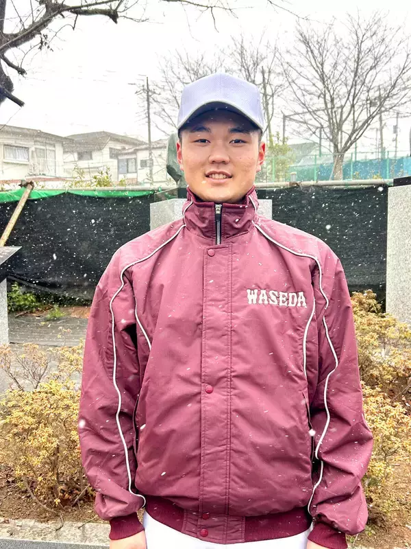 【大学野球】早大進学の横浜・阿部葉太が練習に合流　憧れのＷＡＳＥＤＡカラーに「気持ちが高ぶりました」