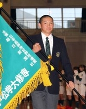 昨秋関東４強の専大松戸がセンバツ壮行会　高貝主将「目標を超えられるよう一戦必勝」３年前は８強入り