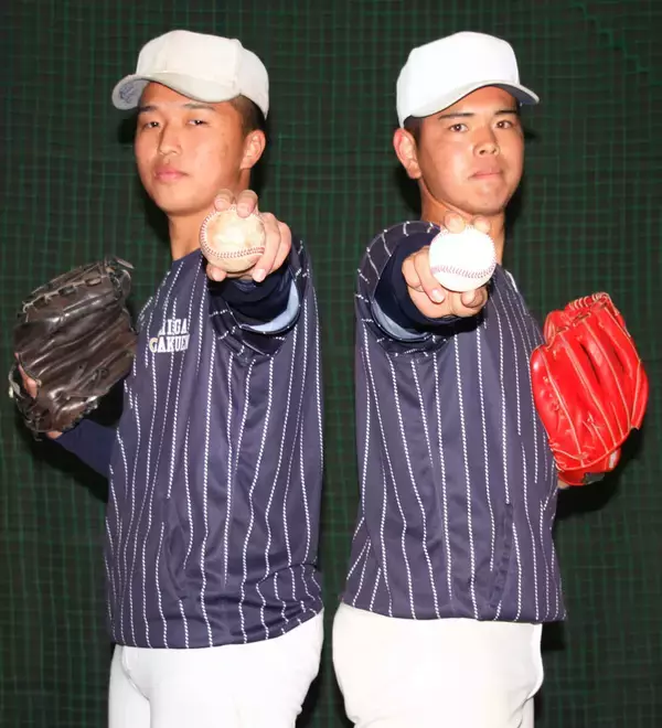 滋賀学園のＷエース土田義貴と伴田蒼生　センバツ快投で「師匠」土田の兄・悠貴に恩返しだ