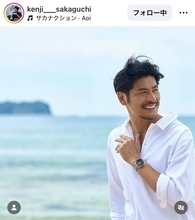 俳優復帰して３年…５０歳・坂口憲二にくぎ付け「こんな夫がほしい」「いい男」３児のパパ「ドキッとしちゃいました」
