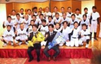 日本ハムドラ３・大塚瑠晏、小山ボーイズ主催の入団を祝う会で後輩にエール