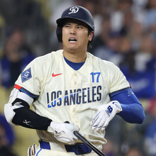 大谷翔平、第１打席は空振り三振　前日から４打席連続ヒットならず　難敵相手に今季初の３試合連発なるか