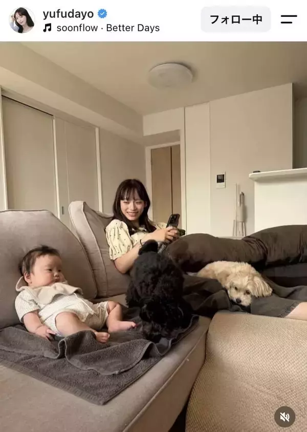 「パパ似ですね」Ｗ杯代表・上田綺世のモデル美人妻、娘とショット「可愛すぎる」「大きくなって」４月出産の由布菜月