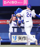 【中日】今季４度目となる４番起用のボスラーが８号の同点ソロ「甘く来た球を積極的に振っていこうと思った」