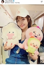 平子理沙「何て良い日だ」“獲物”を両脇に抱えたショットに「美しさは、永遠に不滅です」「かわゅ」の声