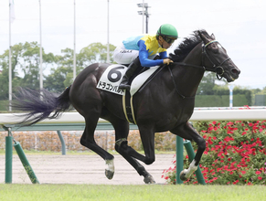 【中京３Ｒ・２歳新馬】コントレイル産駒ドラゴンバルドが評判通りの快勝！　「来年の大きい舞台に」と福永調教師　川田将雅騎手の手綱で初陣