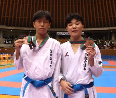 【中学空手道】男子個人組手で静岡県勢２人が３位　残り２秒で逆転負けの佐野悠月「これが自分の弱さ」　市川一汰「うれしいけど、やっぱり悔しい」