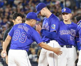 【中日】好調マラーが４回途中降板でハマスタでは６戦５敗に　連勝２で止まり借金１８に逆戻り
