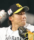 「【ソフトバンク】野村勇、１３打席ぶりの安打は左越え適時二塁打　２回で早くも４点リード」の画像1