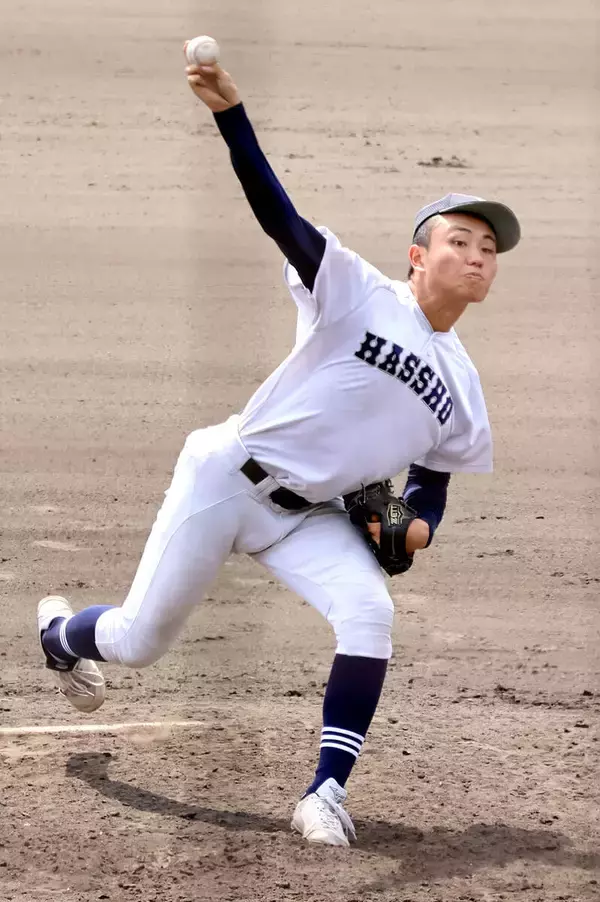 【高校野球】八幡商・背番号１０占部瞬「チェンジアップでリズムをつくれた」６回１死まで無安打！　８回無失点で８強入り貢献