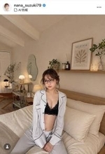３億円豪邸購入が話題の鈴木奈々、パジャマの中から下着がチラリ！「魅力半端ない」「たまらねぇ」反響相次ぐ