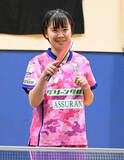 「Ｔリーグ九州、１４歳・石田心美が来季も参戦「まずは１勝を目指す」　北九州市出身、世界ユース代表のホープ」の画像1