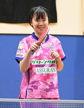 Ｔリーグ九州、１４歳・石田心美が来季も参戦「まずは１勝を目指す」　北九州市出身、世界ユース代表のホープ
