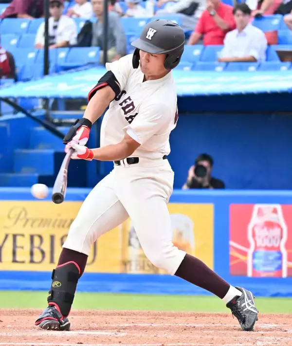 【大学野球】早大が２戦目で秋初勝利　８番・阿部葉太が勝ち越し２点打含むマルチ「チャンスの場面であの一本が出たのはすごく良かった」