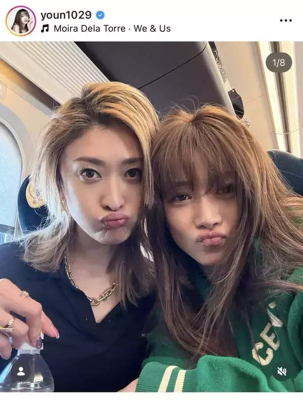 ヨンア「大好きな」山田優ファミリーと旅行へ！「綺麗すぎ」「モデル代表の２人だね」