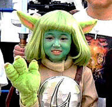 人気子役・永尾柚乃　顔面グリーンでスター・ウォーズ愛を告白「親子で楽しんでいます」超本格的なグローグー姿を披露