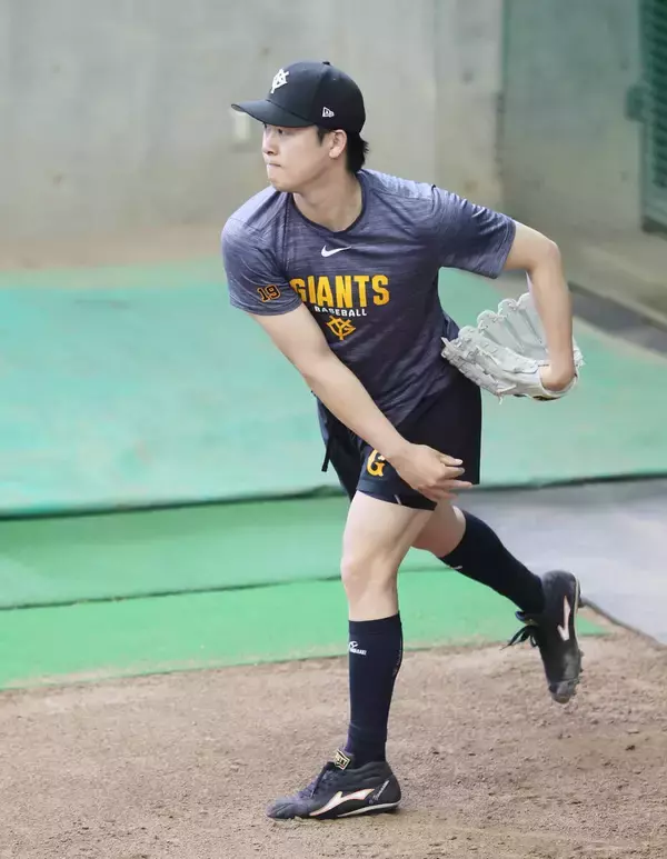 【巨人】山崎伊織が投球練習再開　右肩違和感から復帰へ確かな前進