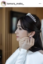 田村真子アナ、ウェディングドレス姿を披露　「言葉を失うくらい綺麗」「式を挙げられたということでしょうか！」の声…昨年１２月に結婚発表