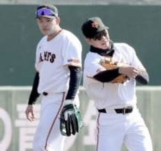 【巨人】荒巻悠がド迫力の豪快３連発　左打者に不利な強風切り裂き特大弾